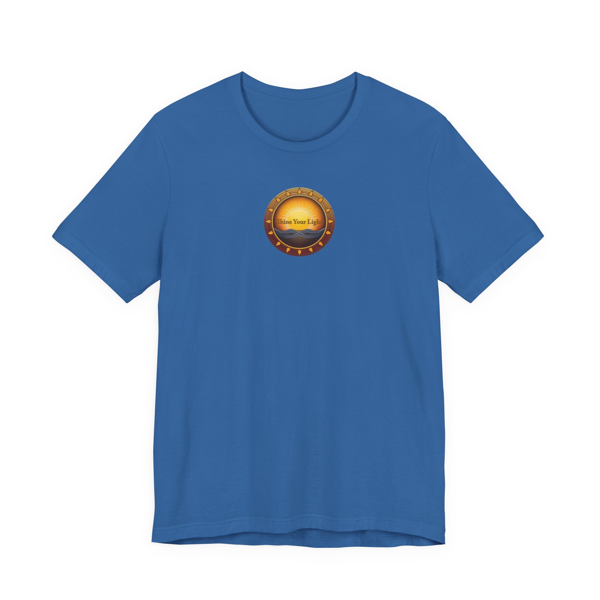 Shine Your Light Unisex Jersey Short Sleeve T-Shirt - Image 36