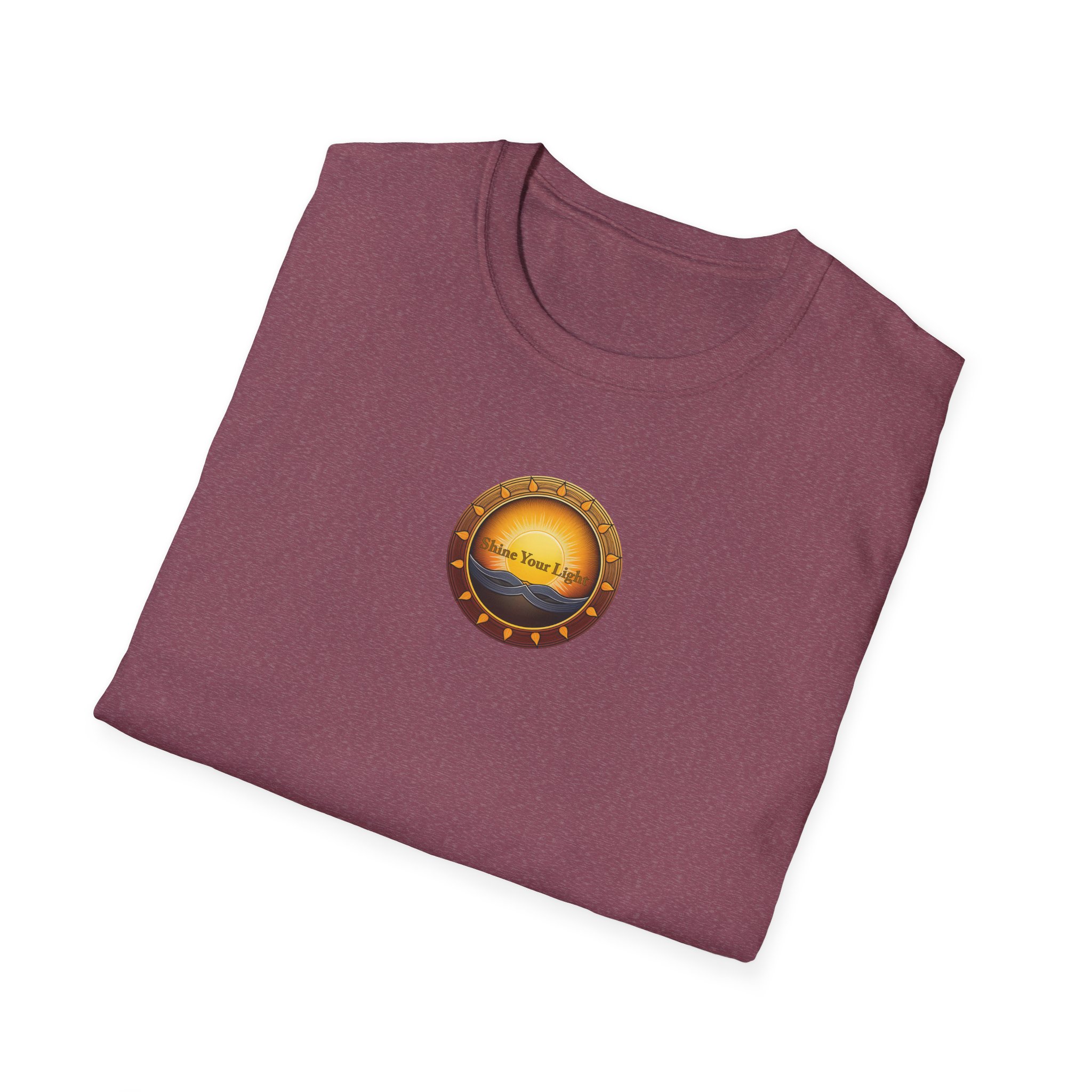 Shine Your Light Unisex Softstyle Short Sleeve T-Shirt - Image 29