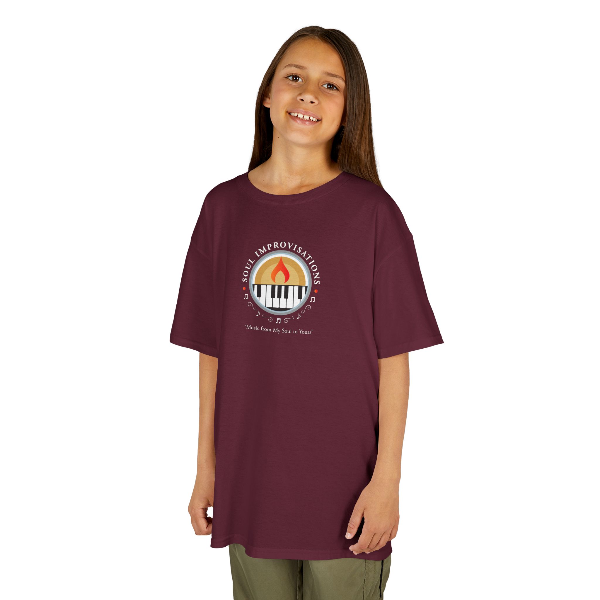 Soul Improvisations Youth Heavy Cotton Short Sleeve T-Shirt - Image 14