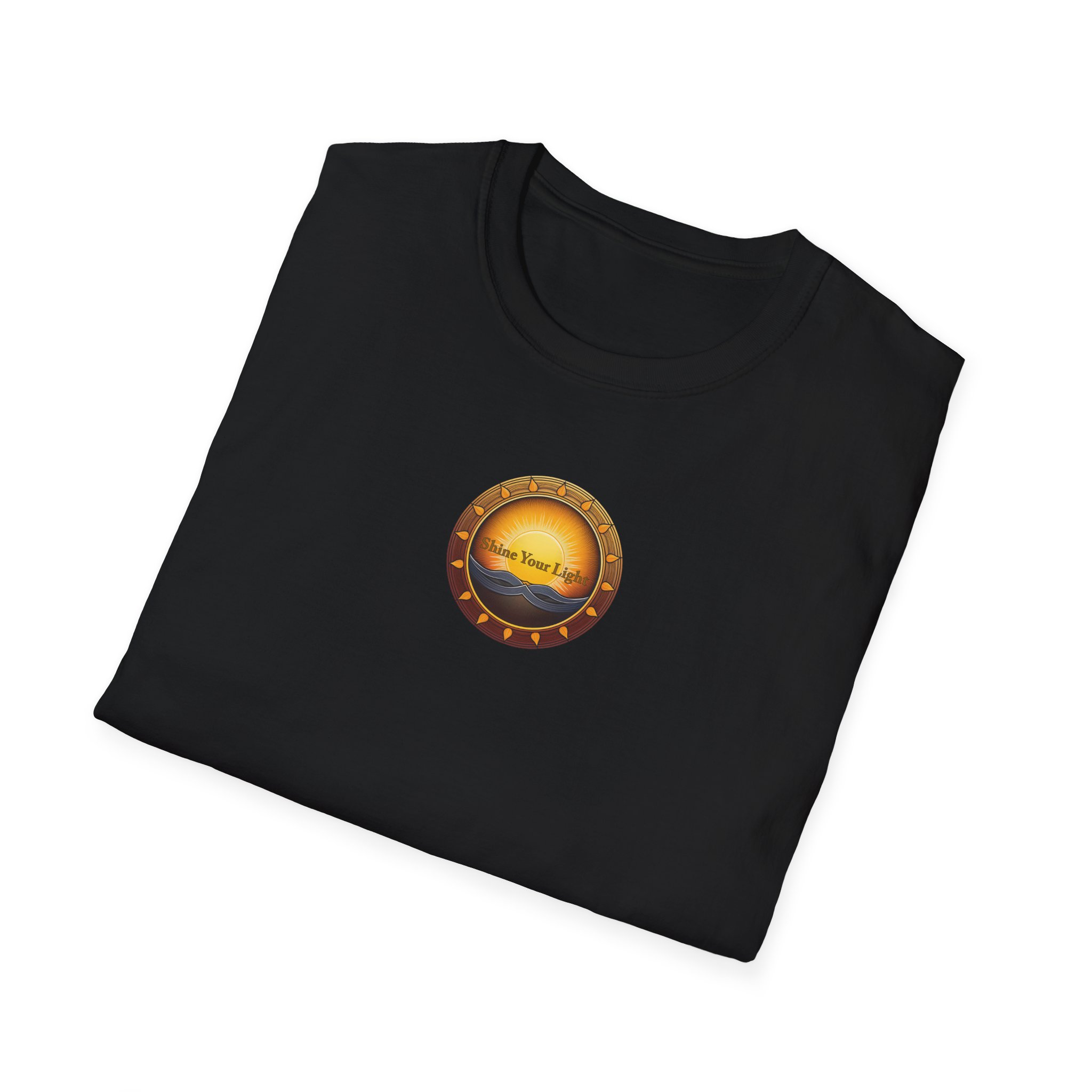 Shine Your Light Unisex Softstyle Short Sleeve T-Shirt - Image 8