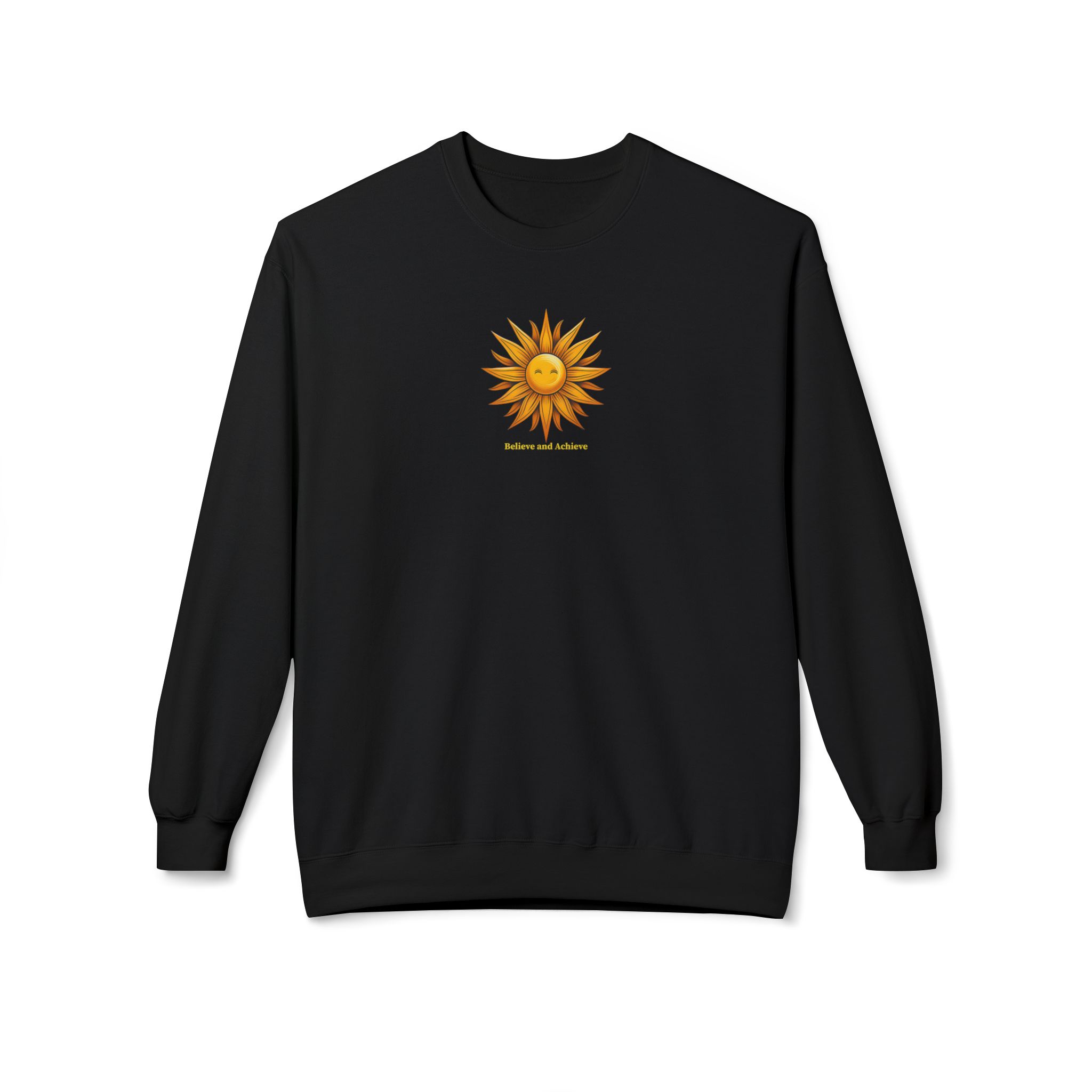 Believe & Achieve Sunshine Unisex Midweight Crewneck Sweatshirt