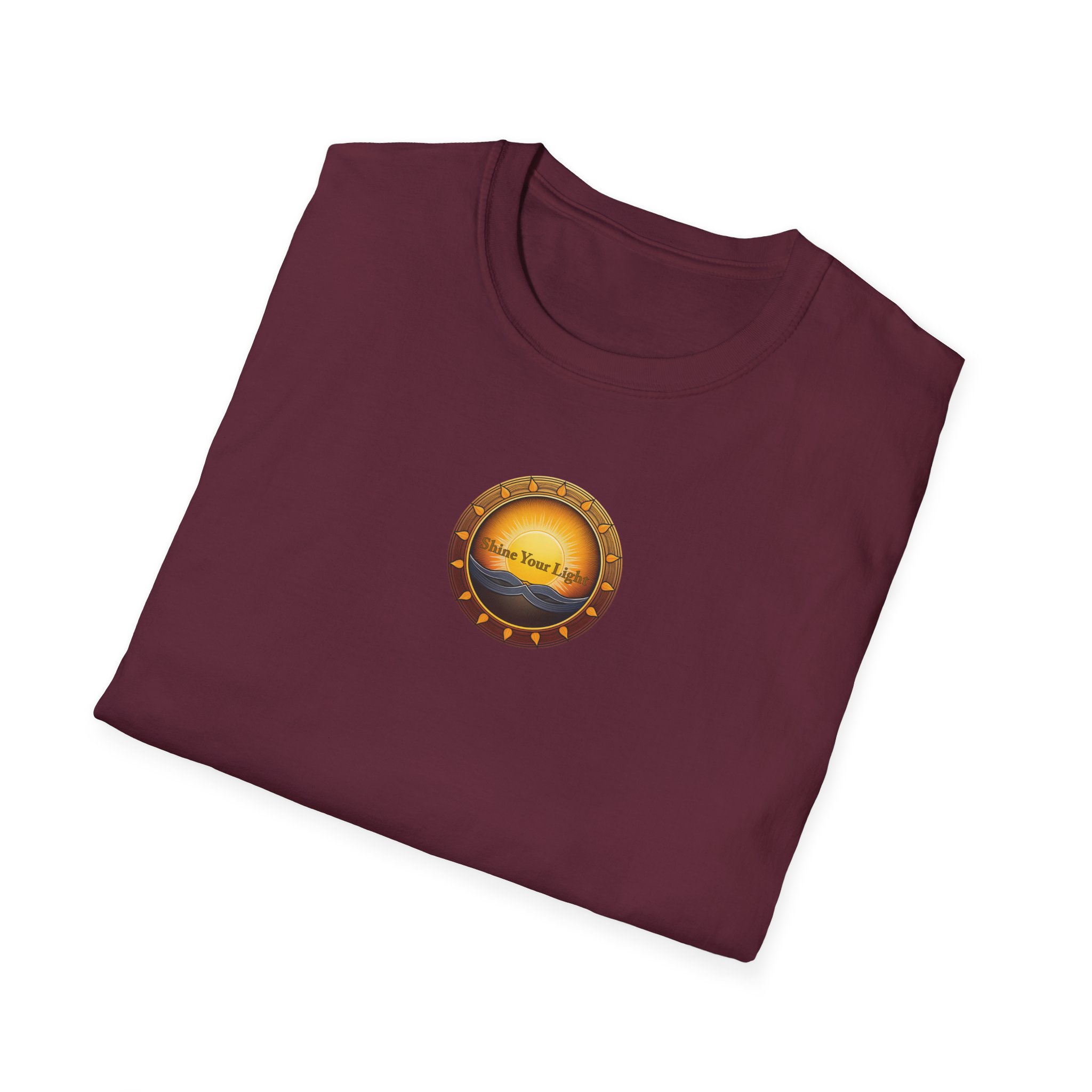 Shine Your Light Unisex Softstyle Short Sleeve T-Shirt - Image 11