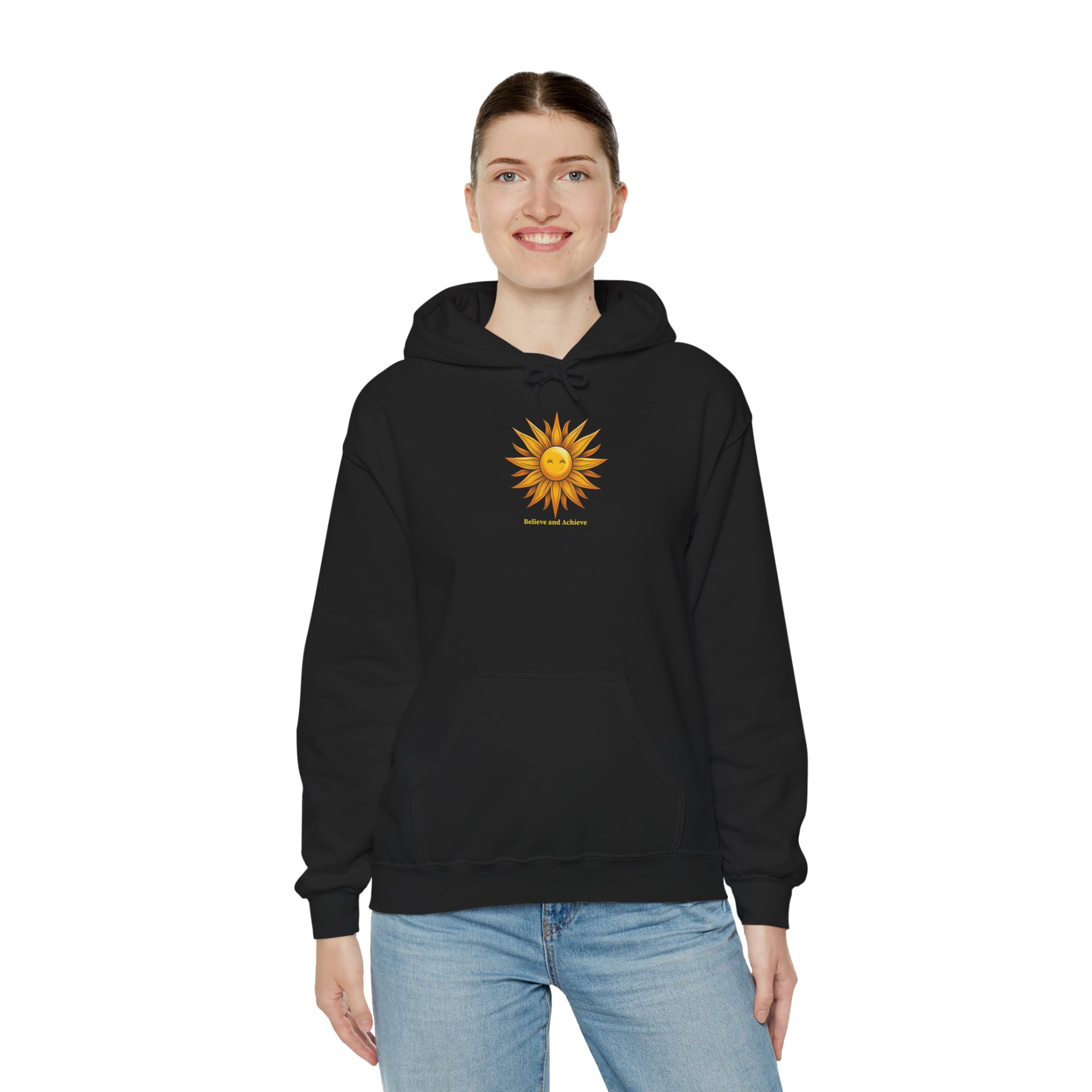 Believe & Achieve Sunshine Unisex Heavy Blend™ Pullover Hooded Sweatshirt - Image 5