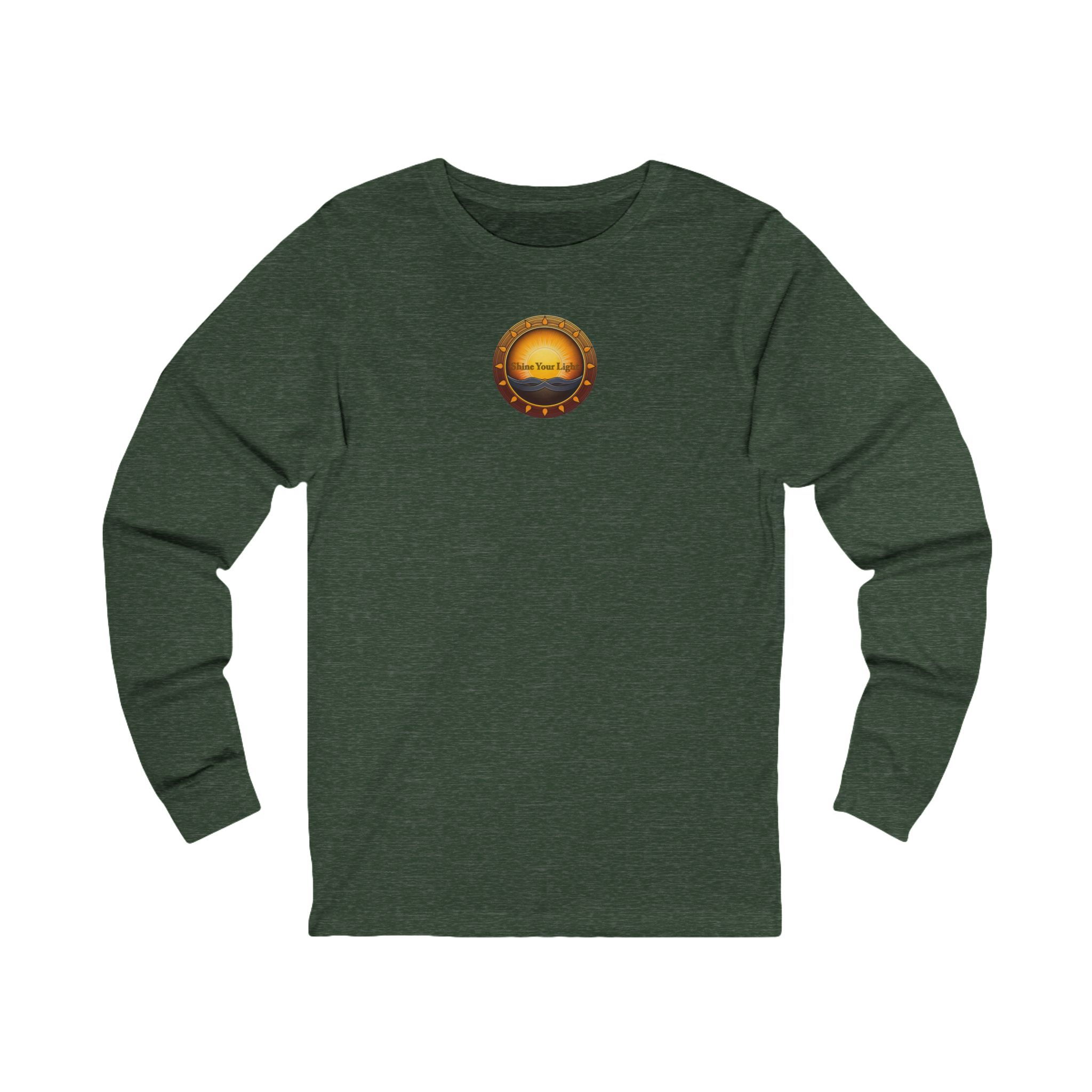 Shine Your Light Unisex Jersey Long Sleeve T-Shirt - Image 5