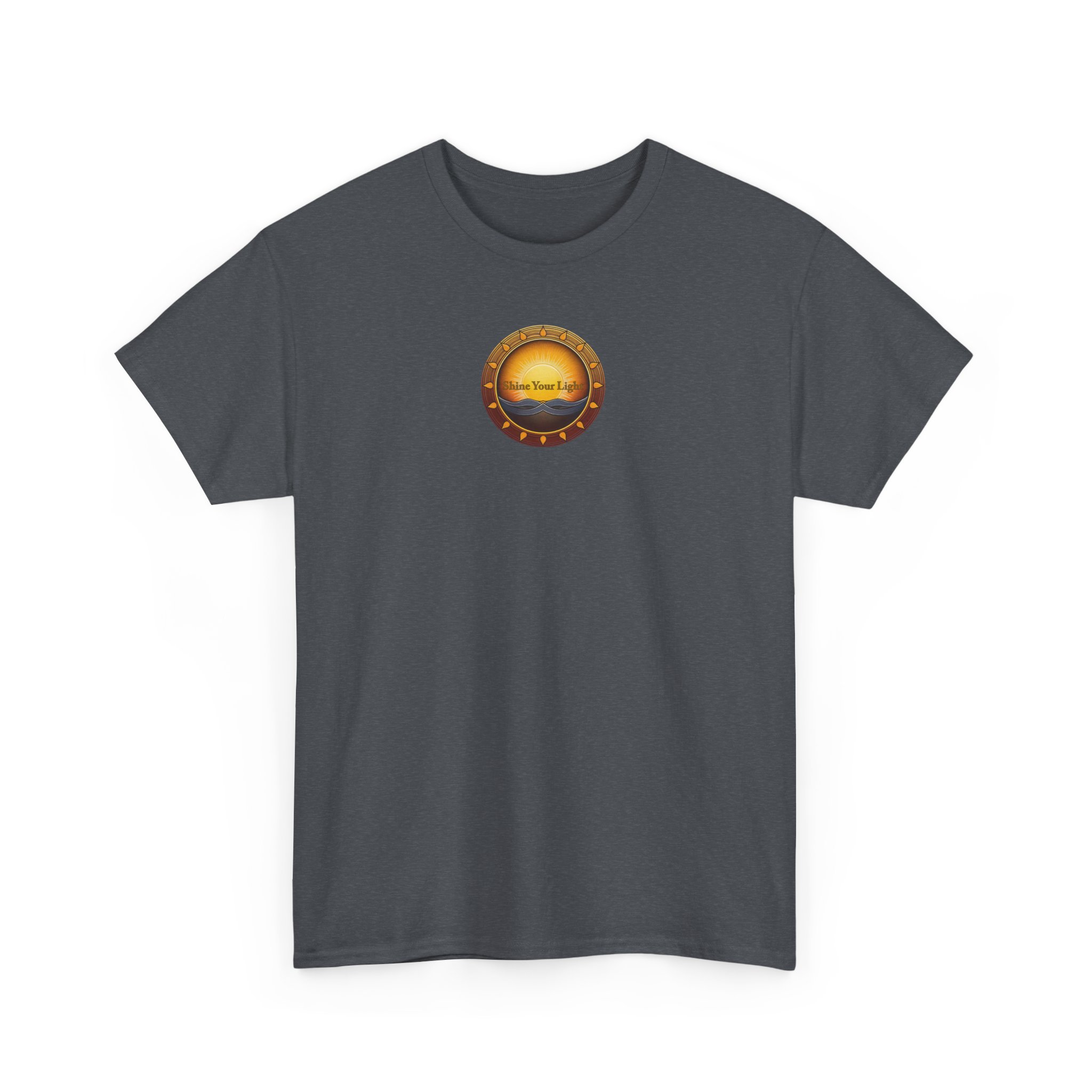 Shine Your Light Unisex Heavy Cotton Short Sleeve T-Shirt - Image 22
