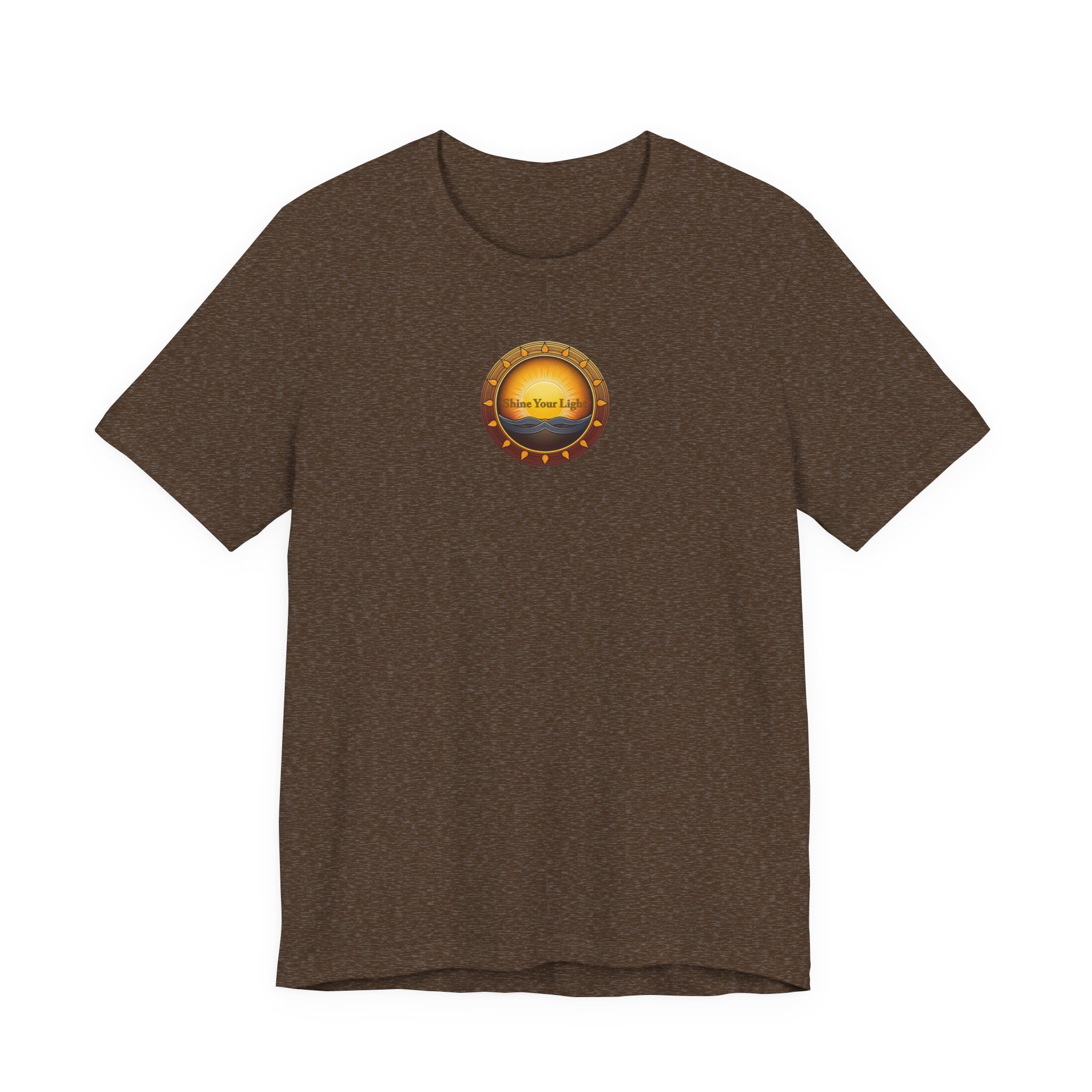 Shine Your Light Unisex Jersey Short Sleeve T-Shirt - Image 5