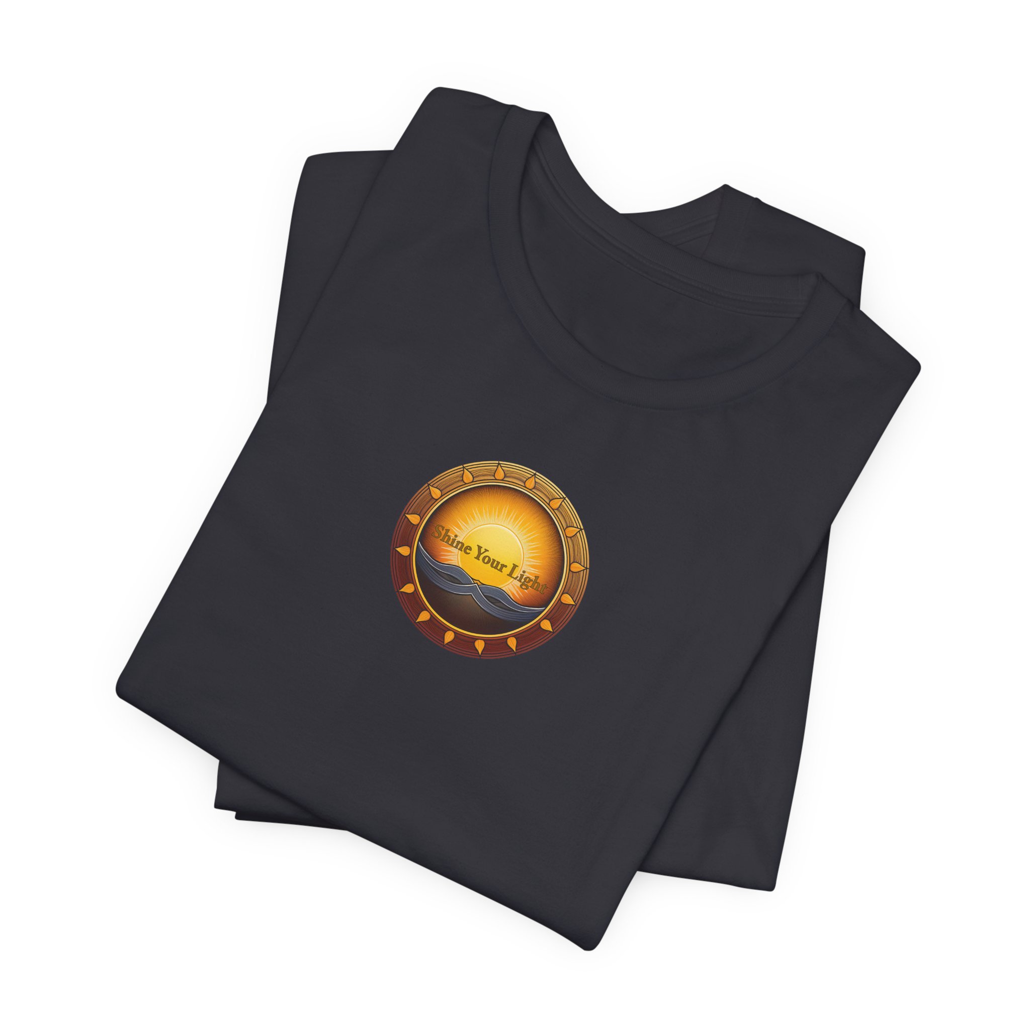 Shine Your Light Unisex Jersey Short Sleeve T-Shirt - Image 19