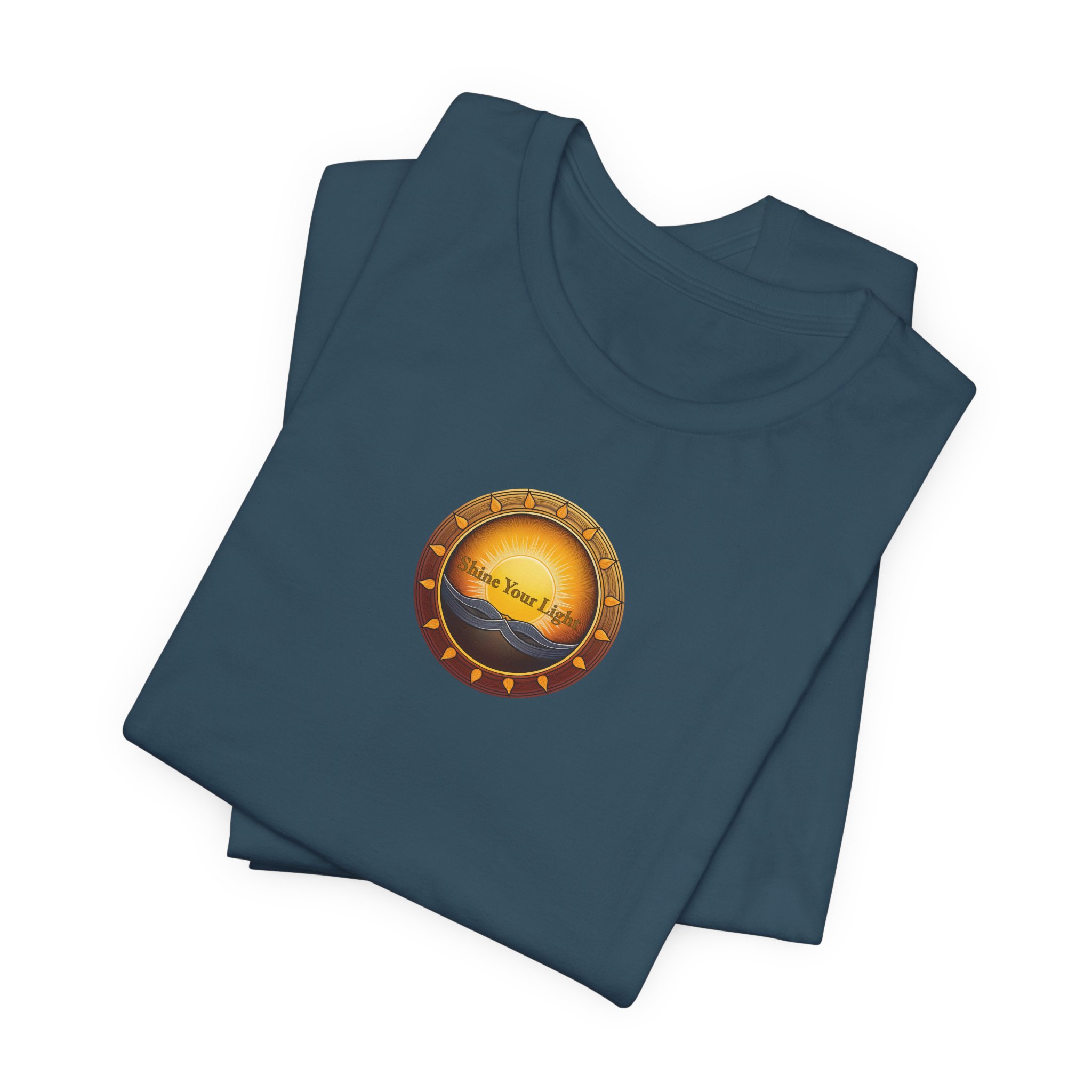 Shine Your Light Unisex Jersey Short Sleeve T-Shirt - Image 12