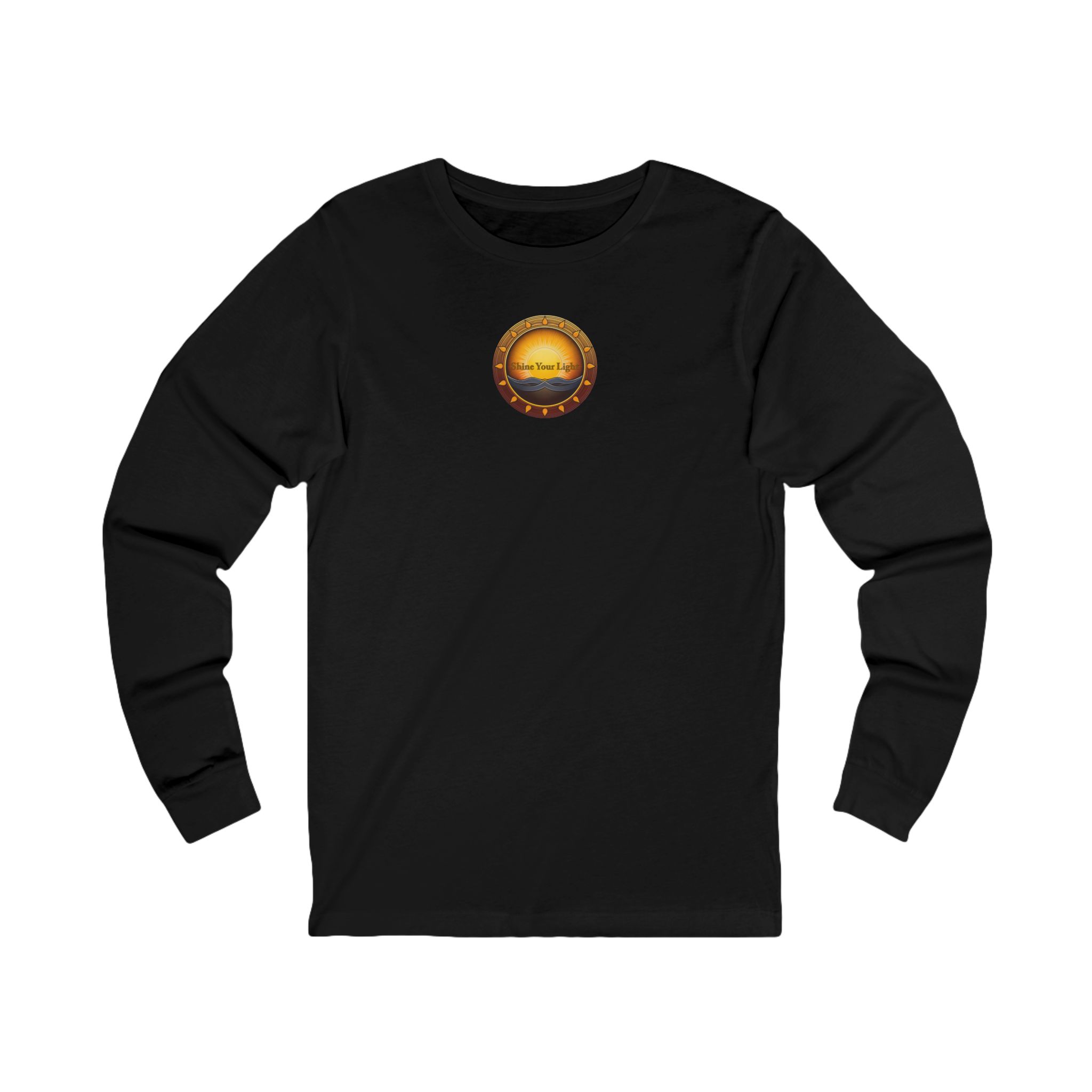 Shine Your Light Unisex Jersey Long Sleeve T-Shirt - Image 2