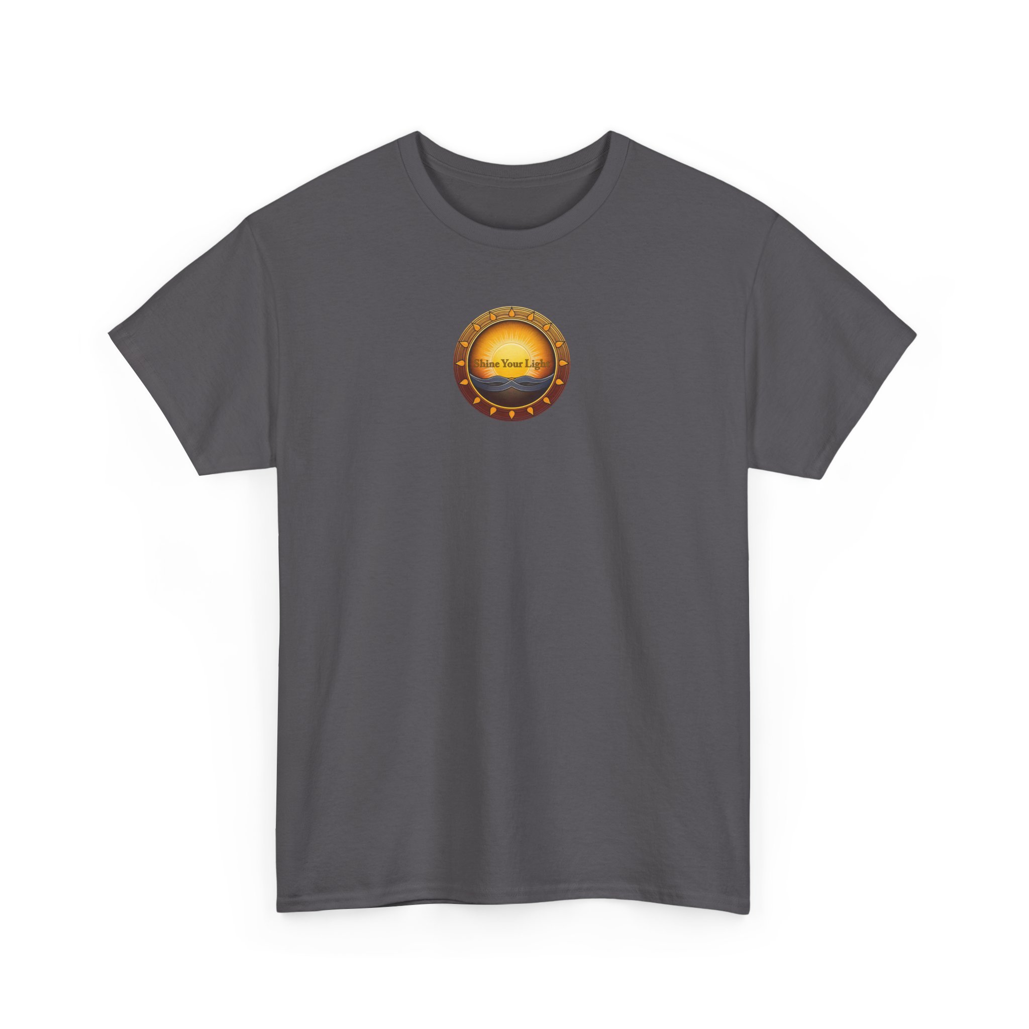 Shine Your Light Unisex Heavy Cotton Short Sleeve T-Shirt - Image 18