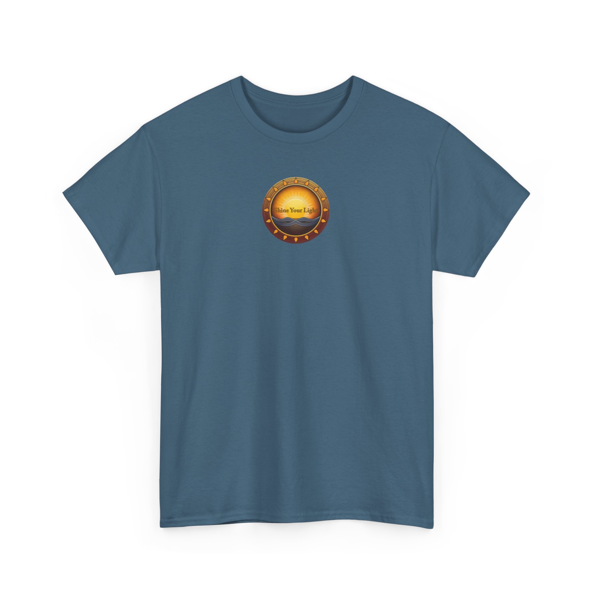 Shine Your Light Unisex Heavy Cotton Short Sleeve T-Shirt - Image 34