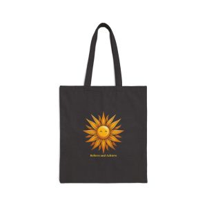 Believe & Achieve Sunshine Canvas Tote Bag