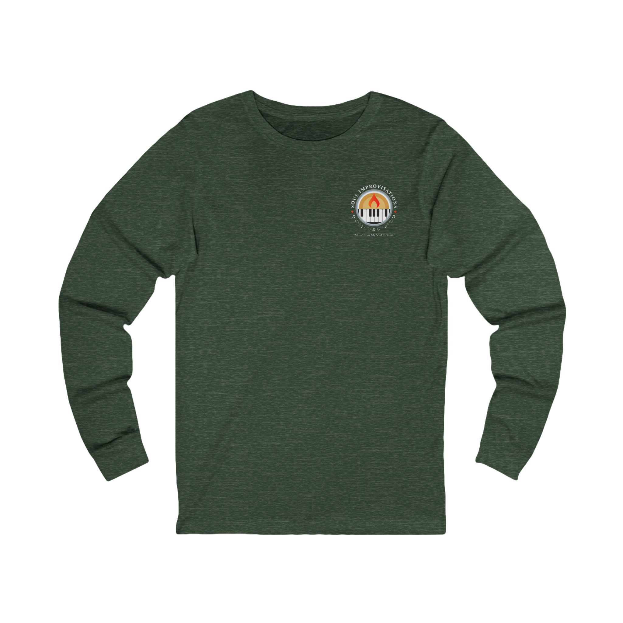 Soul Improvisations Unisex Jersey Long Sleeve T-Shirt (left chest logo) - Image 7