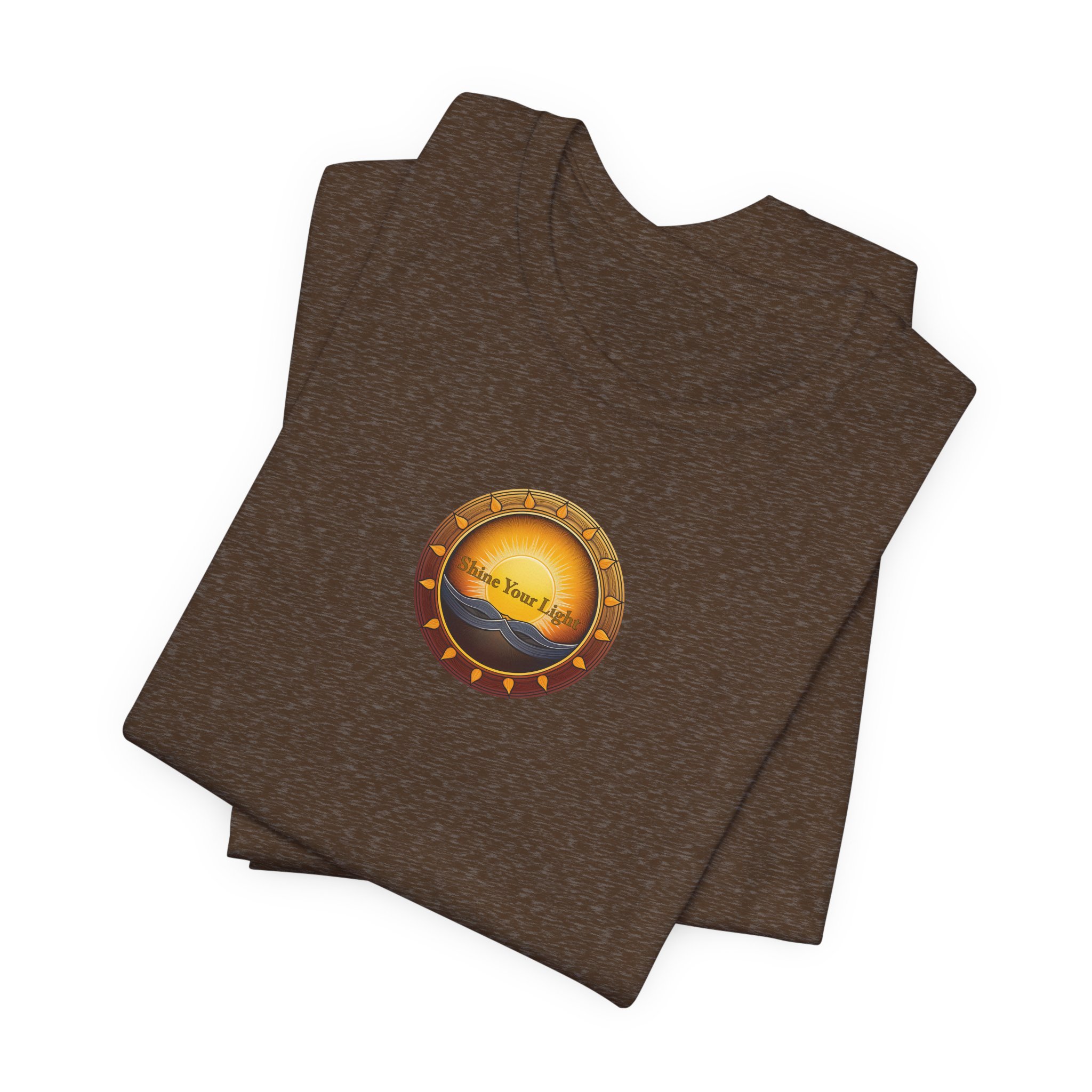 Shine Your Light Unisex Jersey Short Sleeve T-Shirt - Image 6