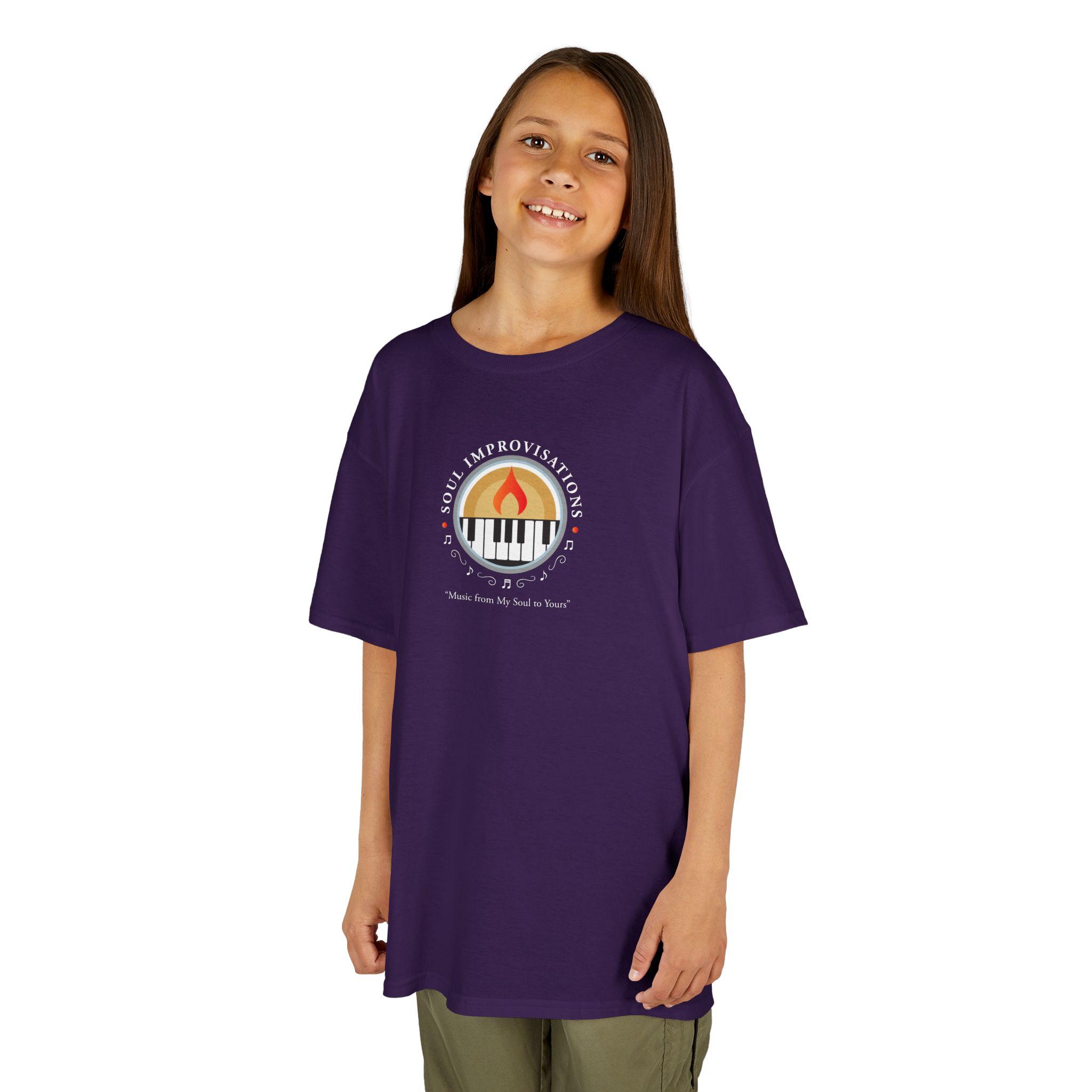 Soul Improvisations Youth Heavy Cotton Short Sleeve T-Shirt - Image 26
