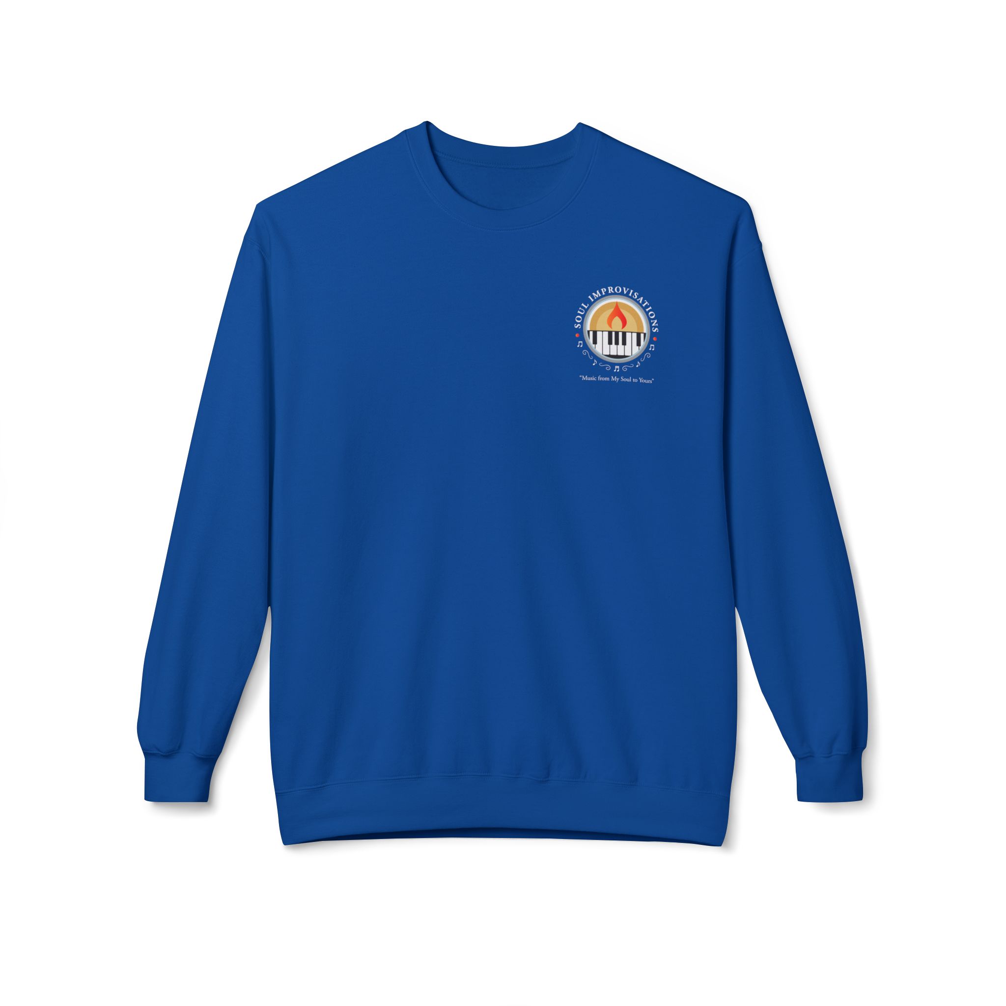Soul Improvisations Unisex Midweight Crewneck Sweatshirt (left chest logo) - Image 16
