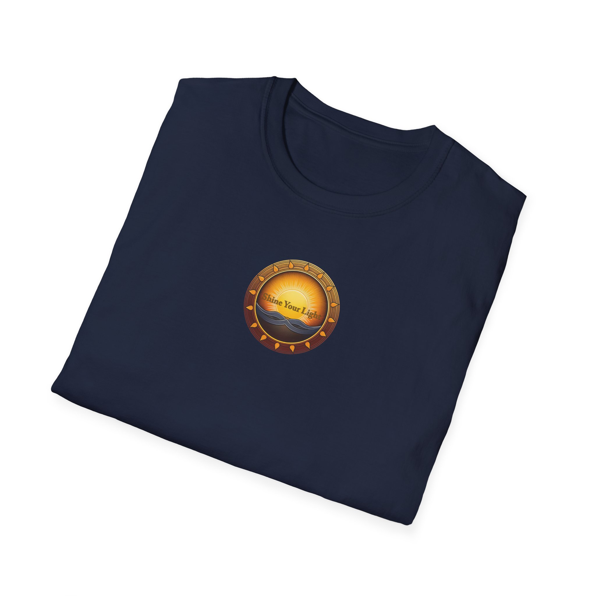 Shine Your Light Unisex Softstyle Short Sleeve T-Shirt - Image 23