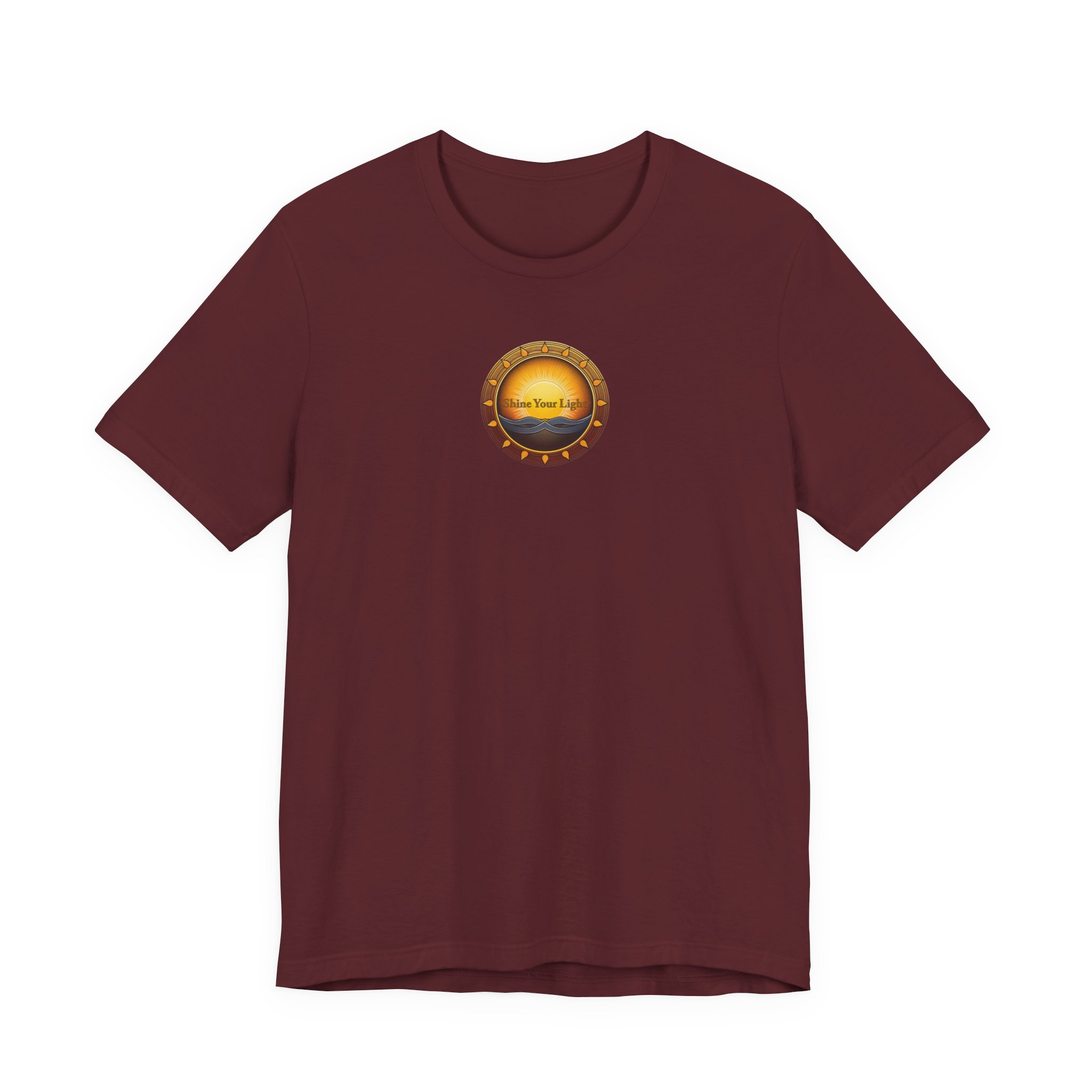 Shine Your Light Unisex Jersey Short Sleeve T-Shirt - Image 2