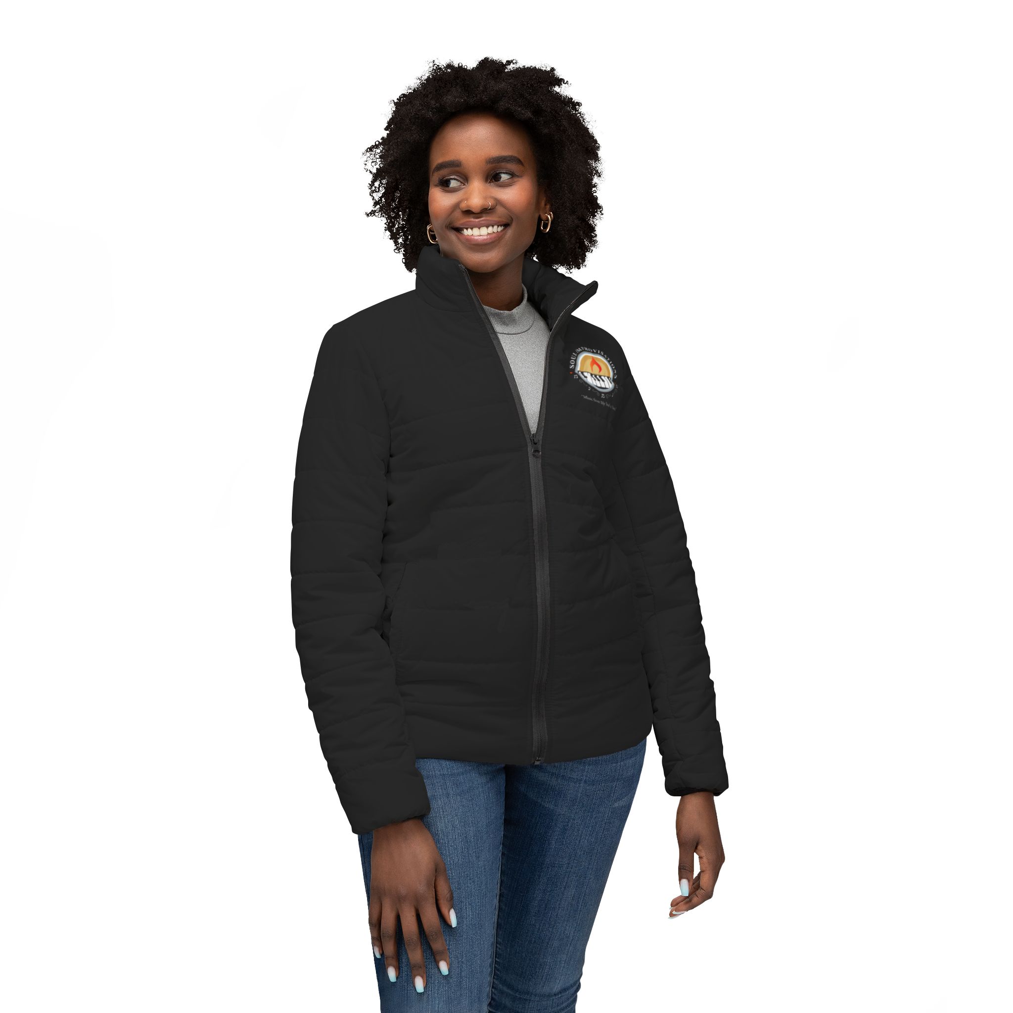 Soul Improvisations Women’s Puffer Jacket - Image 3