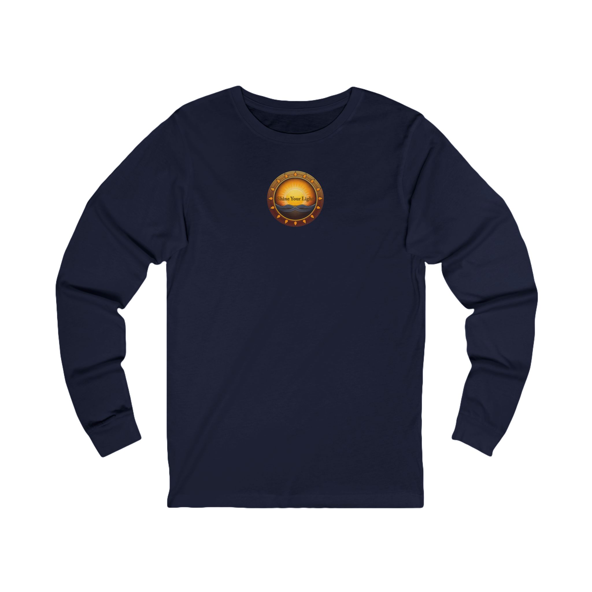 Shine Your Light Unisex Jersey Long Sleeve T-Shirt - Image 8