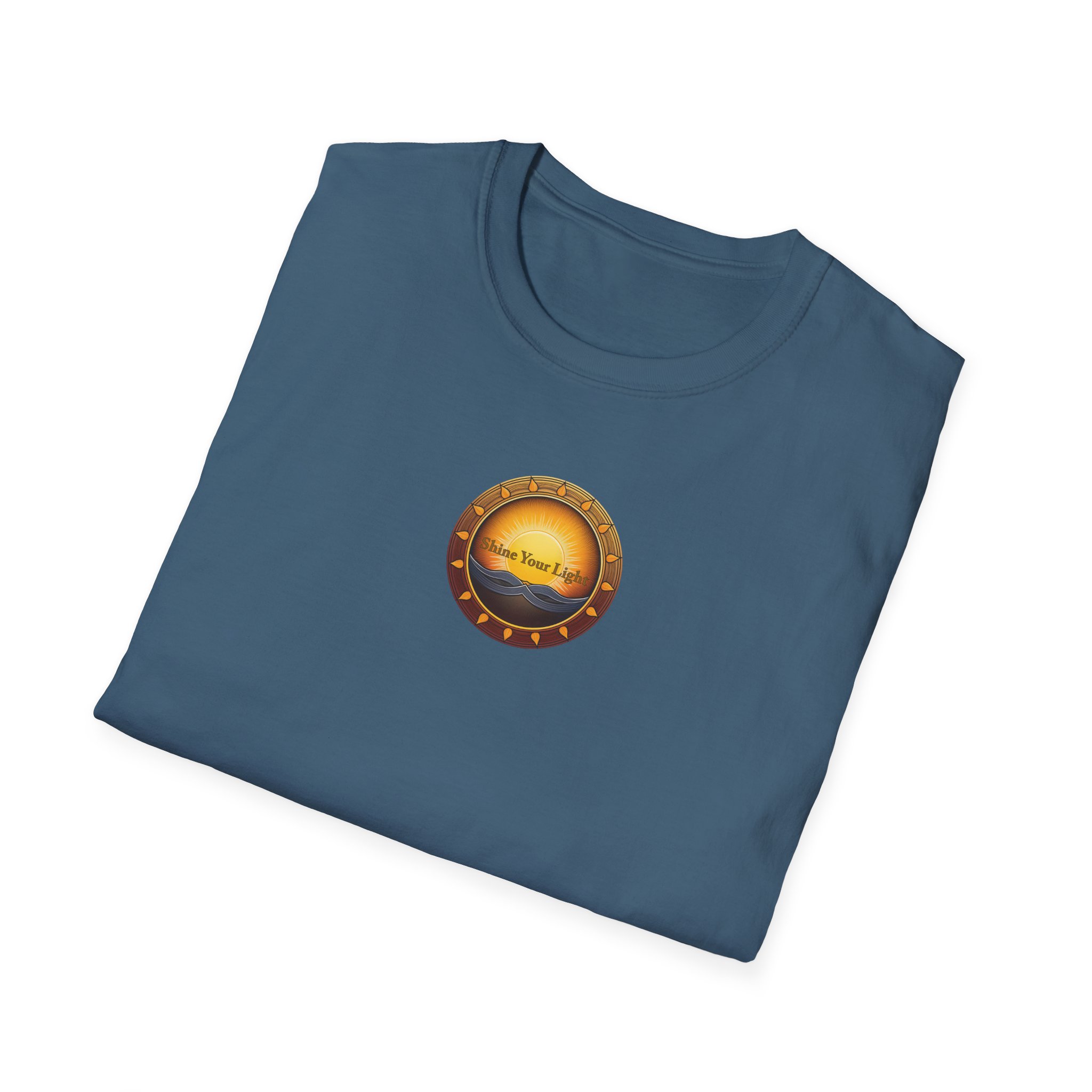 Shine Your Light Unisex Softstyle Short Sleeve T-Shirt - Image 17