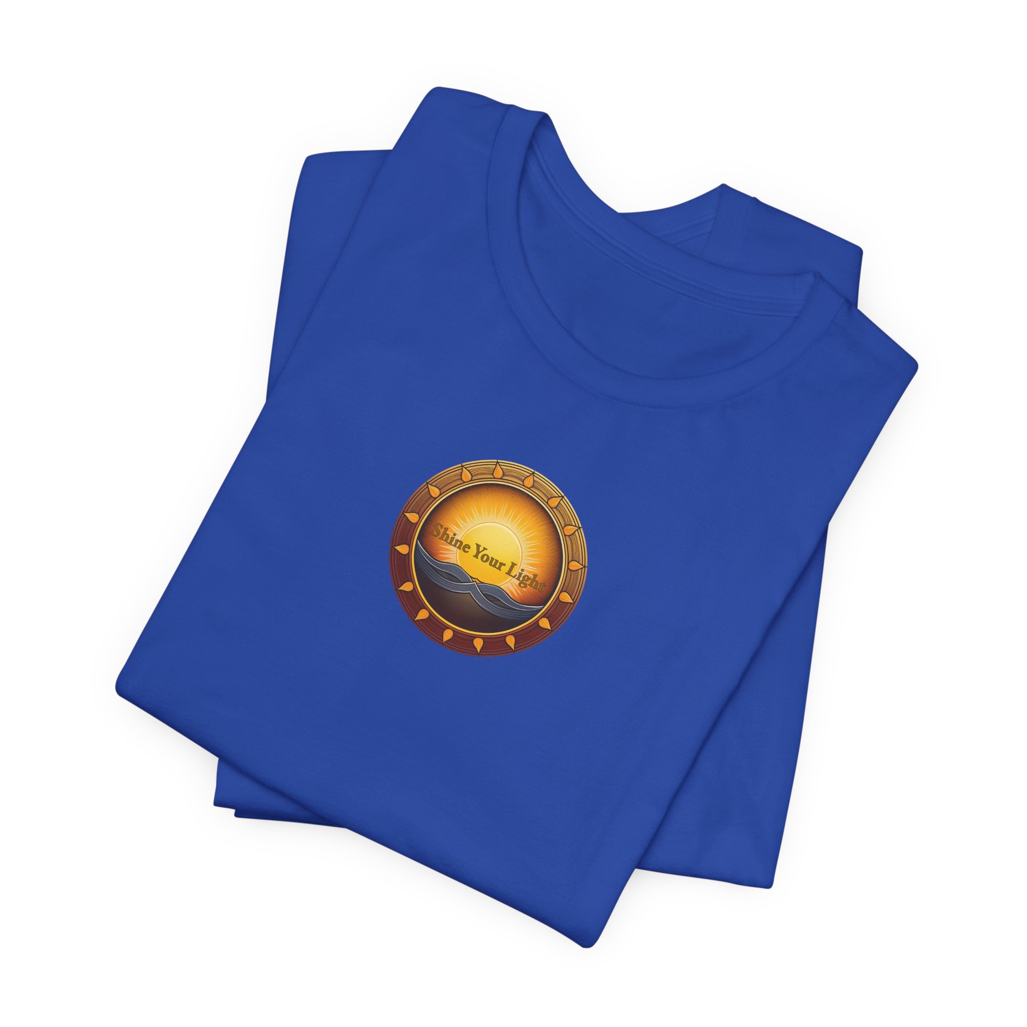 Shine Your Light Unisex Jersey Short Sleeve T-Shirt - Image 22