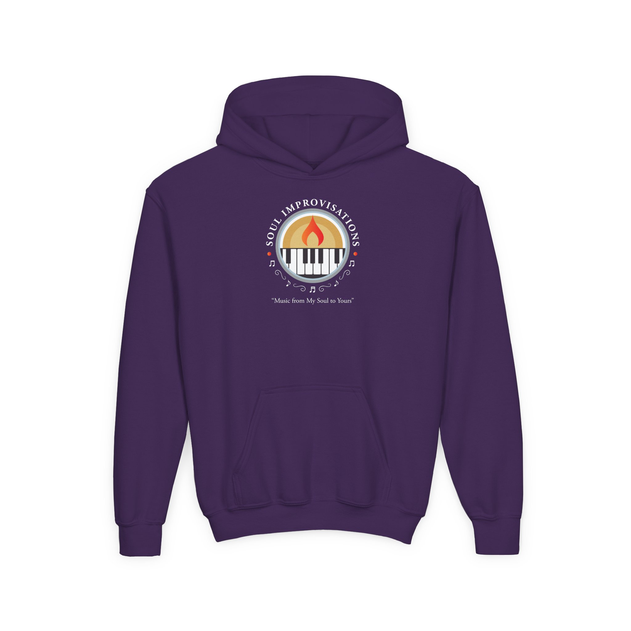 Soul Improvisations Youth Pullover Hooded Sweatshirt - Image 7