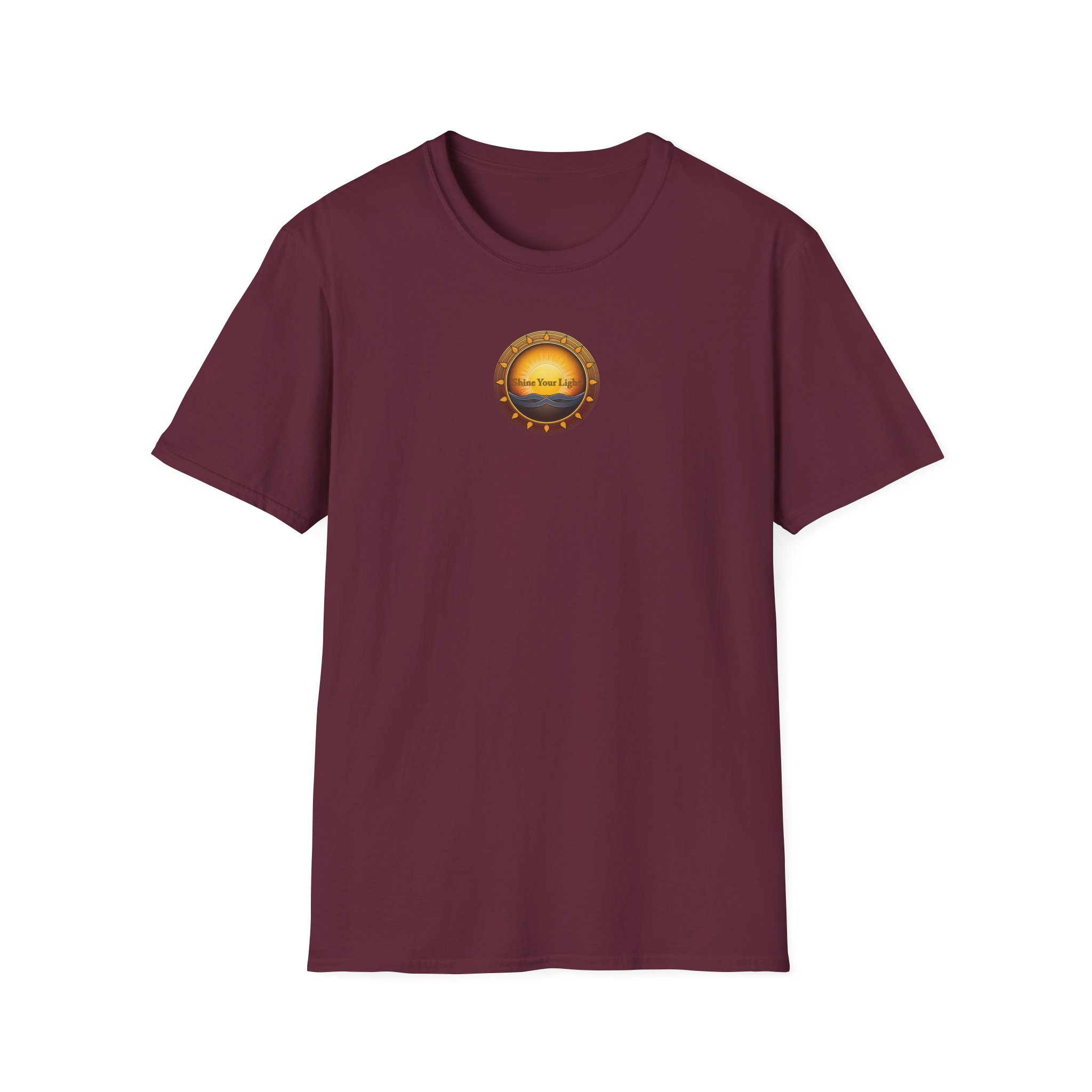 Shine Your Light Unisex Softstyle Short Sleeve T-Shirt - Image 10