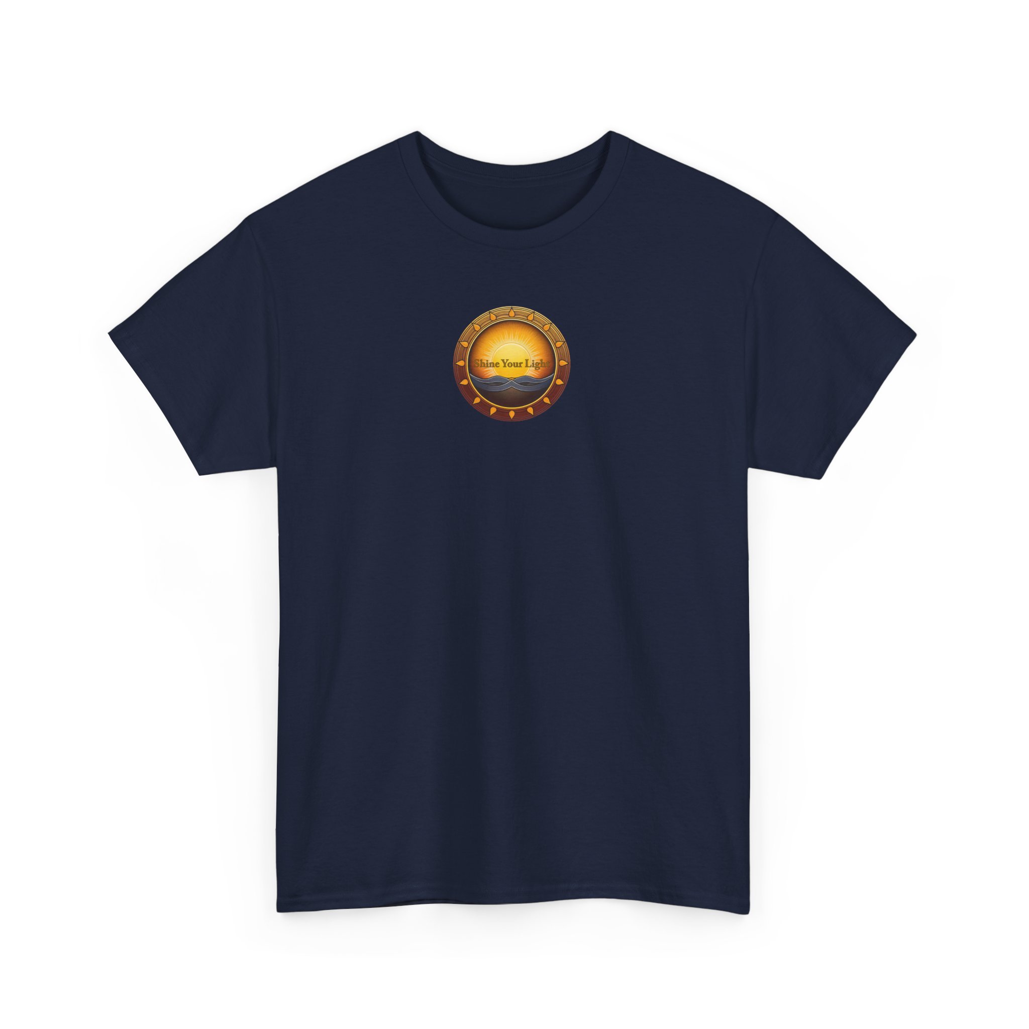 Shine Your Light Unisex Heavy Cotton Short Sleeve T-Shirt - Image 26