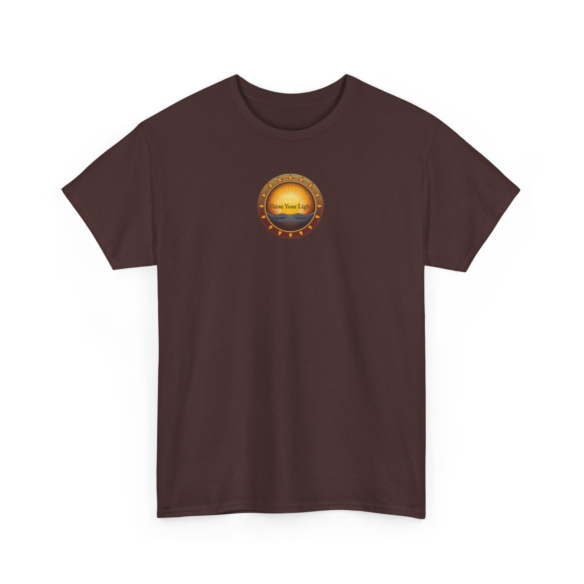 Shine Your Light Unisex Heavy Cotton Short Sleeve T-Shirt - Image 6