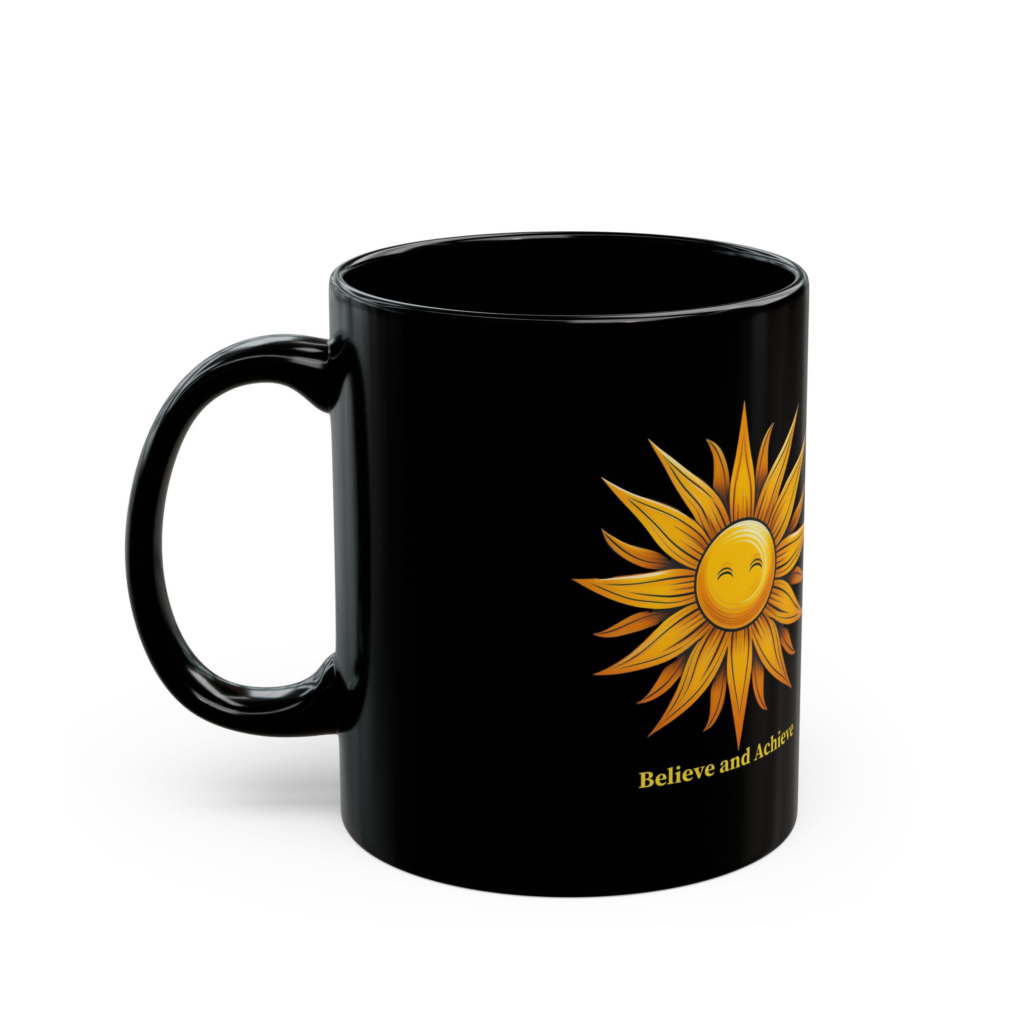 Believe & Achieve Sunshine Coffee Mug - 11oz and 15oz - Image 3