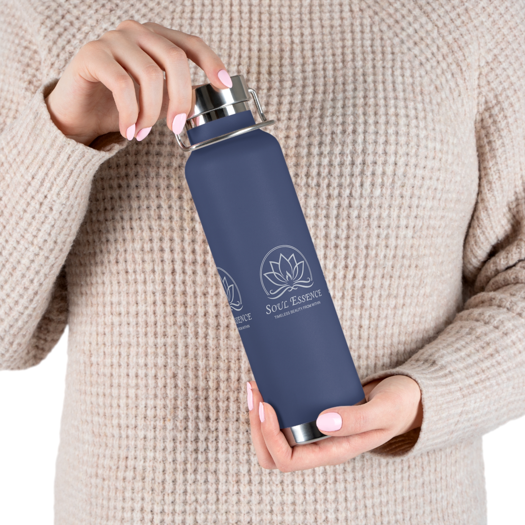 Soul Essence Copper Vacuum Insulated Water Bottle - Image 6